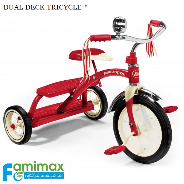 Xe đẩy Radio flyer Dual Deck Tricycle RFR33