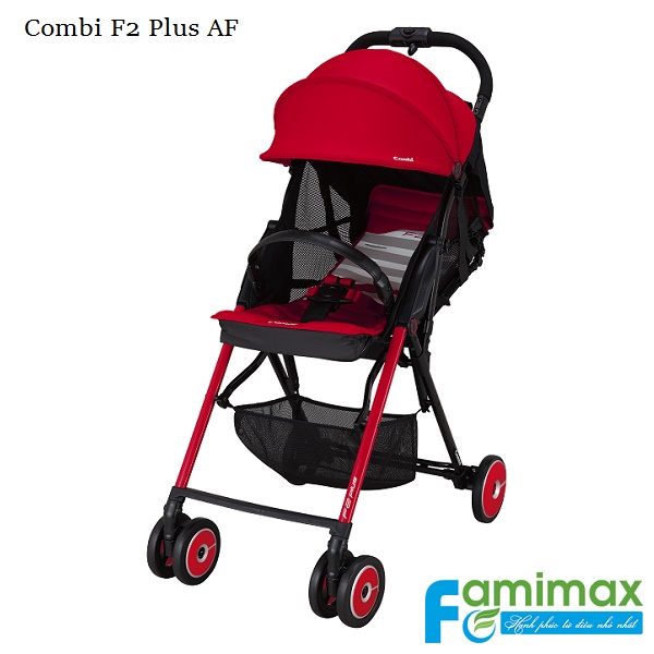 Xe đẩy du lịch Combi F2 Plus AF Red
