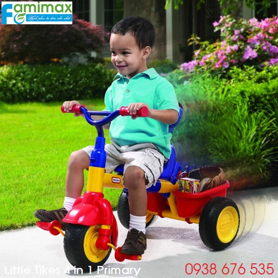 Xe đạp 3 bánh Little Tikes 4 in 1 Primary