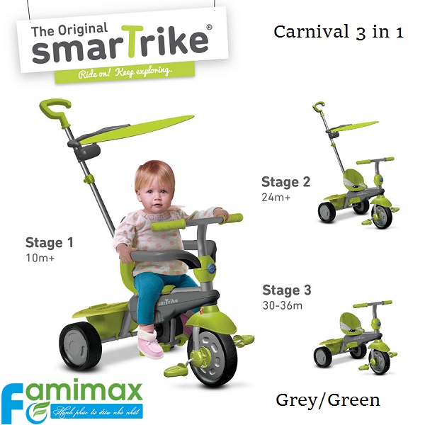 Xe đạp 3 bánh Smart Trike Carnival 3 in 1