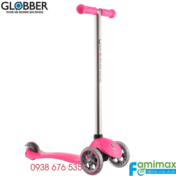 Xe scooter 3 bánh Globber My Free Fixed Hồng