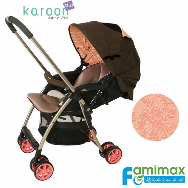 Xe đẩy em bé Aprica Karoon Plus Pink