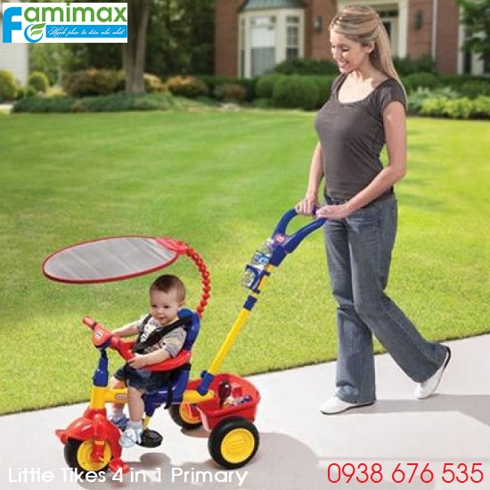 Xe đạp 3 bánh Little Tikes 4 in 1 Primary