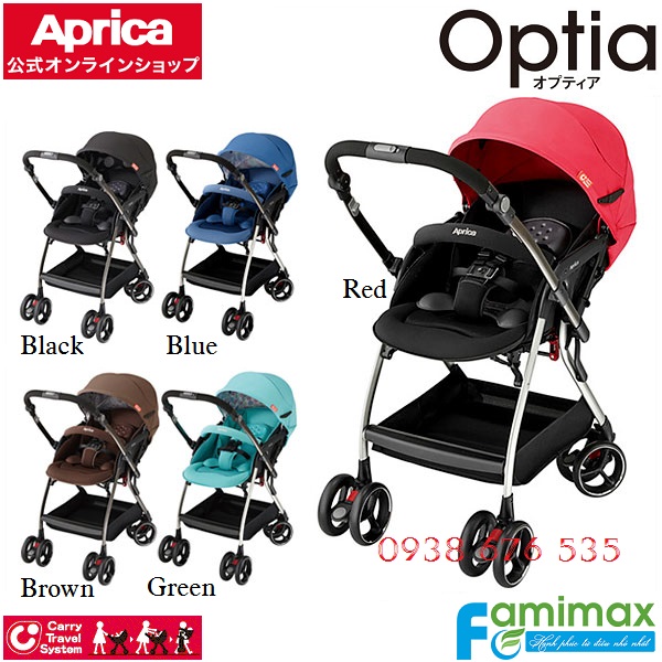 Xe đẩy em bé Aprica Optia CTS màu sắc hiện đại
