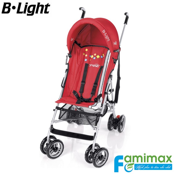 Xe đẩy em bé Brevi B.Light màu đỏ BRE-790